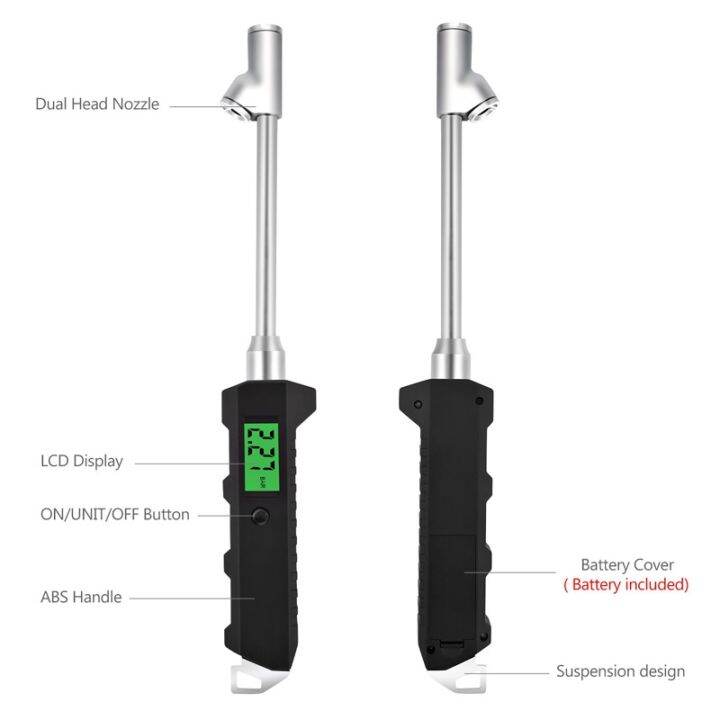 geartronics-digital-tire-pressure-gauge-dual-head-200-psi-heavy-duty-tire-gauge-for-truck-car-4-setting-with-backlight-lcd