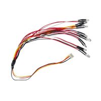 8 LED Light 2 Red 2 Yellow 2 White 2 Blue for WPL D12 D42 1/10 RC Car Upgrade Parts Decoration Accessories