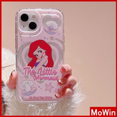 Mowin - เข้ากันได้สำหรับ เคสไอโฟน เคสไอโฟน11 เคส สำหรับ iPhone 14 เคสใส เคสนิ่มถุงลมนิรภัยเสริมกันกระแทกการ์ตูนน่ารักเข้าก