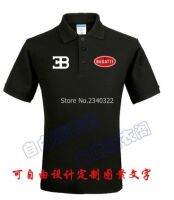 Summer car tooling custom Bugatti polo shirt cotton clothes men and women