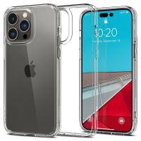 Spigen Ultra Hybrid Clear Case For Apple iPhone 11 12 13 14 Pro Max 14 Plus TPU Bumper PC Hard Transparent Anti-Yellowing Cover  Screen Protectors