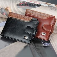 Design Mens Wallet Leather PU Short Wallets Men Hasp Vintage Male Purse Coin Pouch New Fashion Multi-functional Card Holder