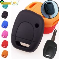 1ปุ่มซิลิโคนที่สำคัญที่ครอบคลุมกรณีสำหรับเรโนลต์คลีโอ Kangoo โท Twingo Keyless Fob ผู้ถือเชลล์ป้องกัน