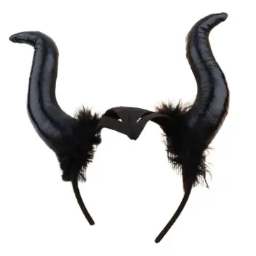  jojofuny Horns Cosplay Devil Horns Headband Devil Horns  Headband Sheep Horn Headband devil costume men cosplay horns headband  40x35x10cm Adult Ram Devil Horn Hat Devil Horn Hat Black Scrunchies :  Clothing