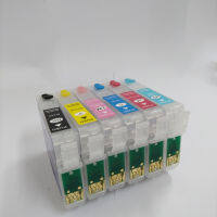 einkshop T0811 - T0816 Refillable For Epson t0811 Stylus photo R270 R390 RX590 R290 R610 RX690 T50 TX700W TX800W printer