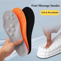 Foot Massage Insole Sport Soft Breathable Sweat-wicking Deodorant Shoe Inserts Anti-slip Template Insoles Orthopedic Shoes Sole