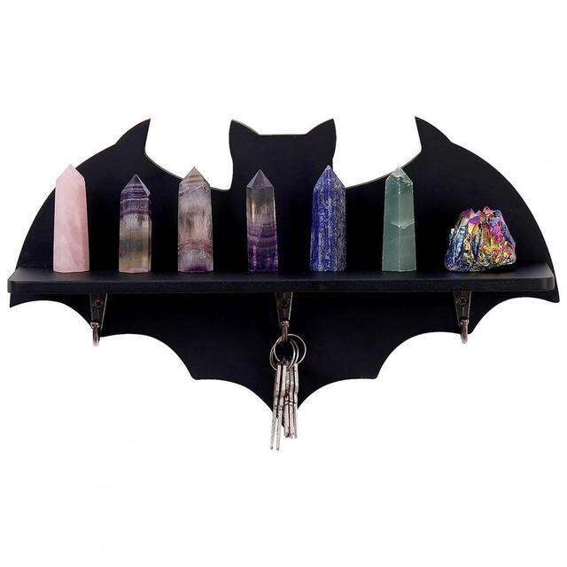 cc-bat-shelf-multi-functional-gothic-spooky-storage-rack-wall-floating-holder-supplies