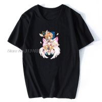 Men Card Captor Sakura T-shirts Funny Tops Sakura Ccs Clear Card Men Cotton Tshirt Anime Tees Harajuku Streetwear