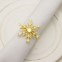 Rings Setting Ring Button Napkin Shaped Christmas