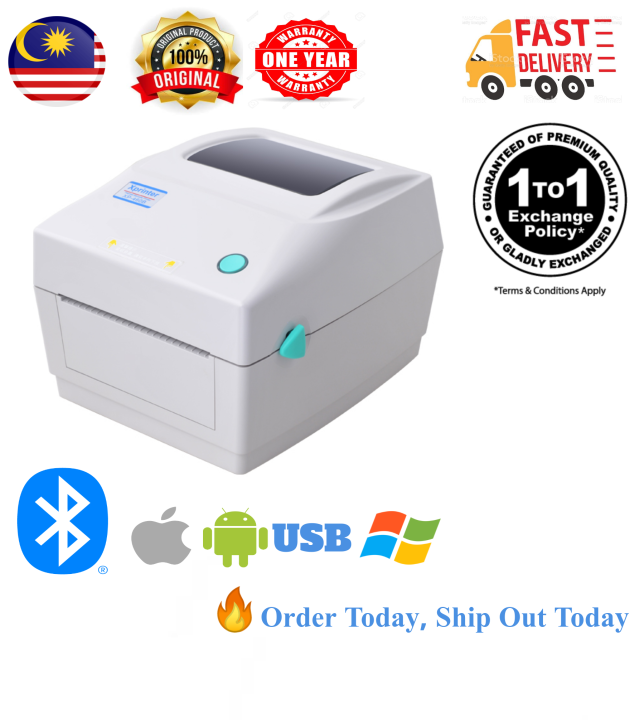 Xp460B printer Bluetooth wireless printer A6 thermal printer Express