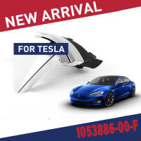 1053686-00-F กระจังหน้า T ป้ายโลโก้สำหรับ Tesla รุ่น S 2016-2019 OEM Tesla Motors LOGO