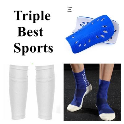A set of adult breathable elastic breathable panels and leg covers with pockets football leg pads protective equipment professional leg sports net socks