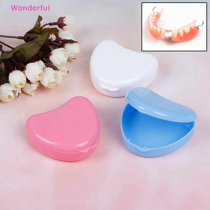 Wonderful Dental orthodontic retainer box case for denture teeth mouth
