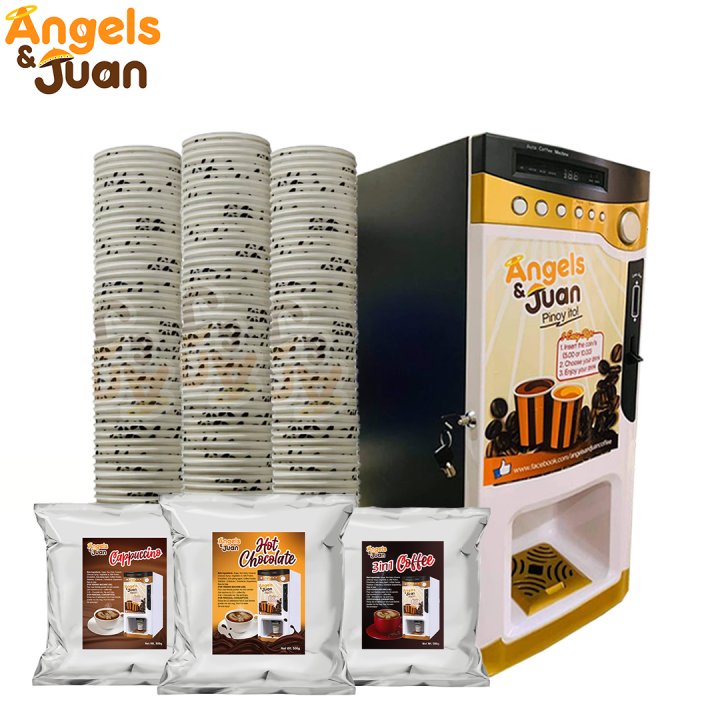 Angels Coffee Vendo Machine, Coffee vending machine, Universal Coinslot