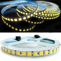 LED Strip Dual White Warm White 2 in 1 Chip 5050 LED Tape CCT Color Temperature Ajustable DC12V/24V Waterproof 60leds 120leds