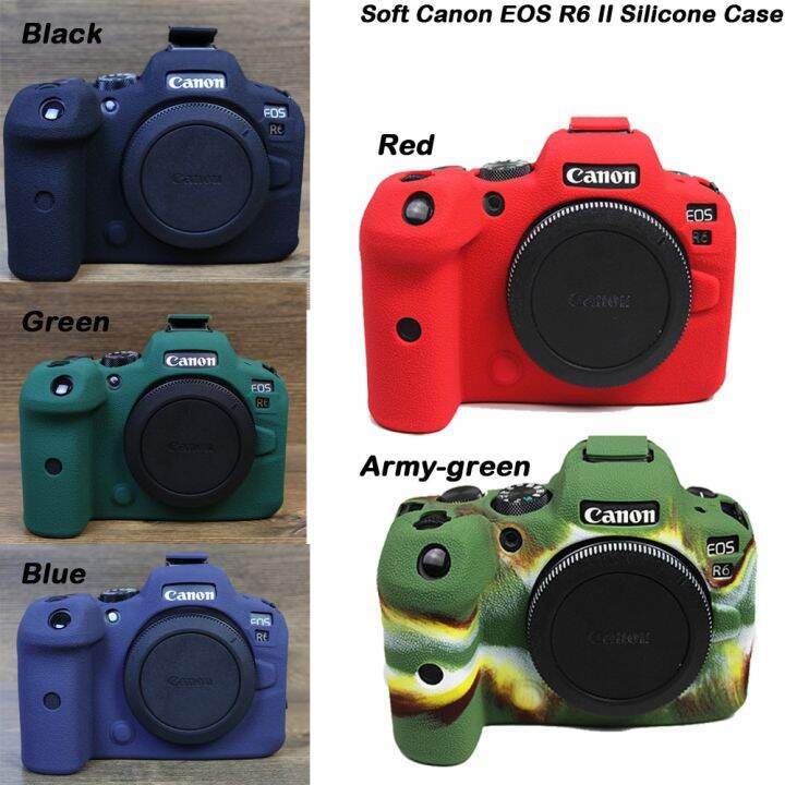 Camera Case EOS R6 II Silicone Case For Canon EOS R6 Mark II 2 EOS R6