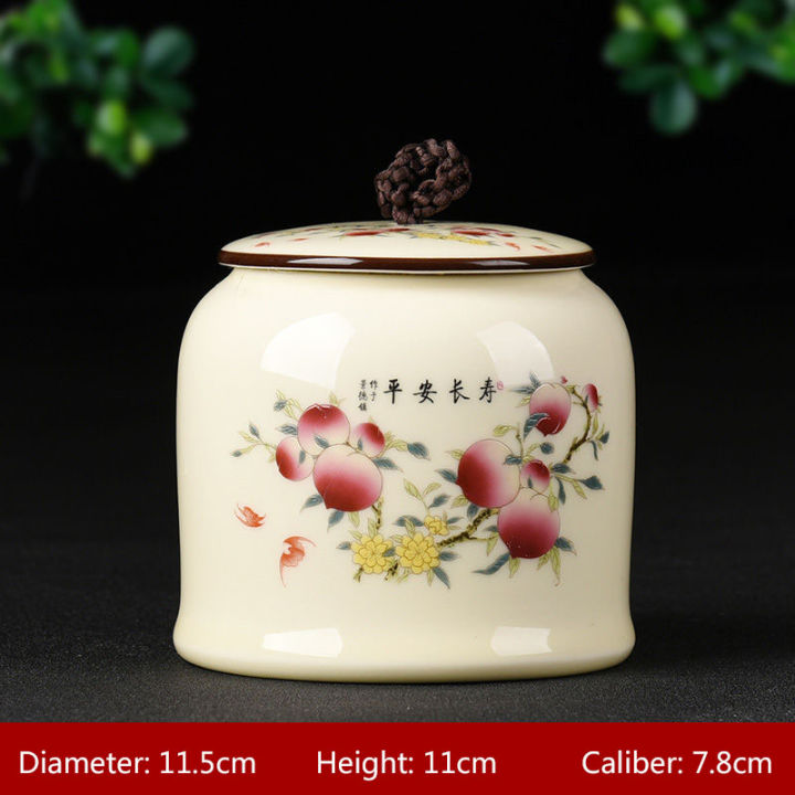 large-painted-tea-caddy-porcelain-storage-jar-porcelain-candy-box-spice-storage-tank-coffee-container-sealed-canister-tea-can