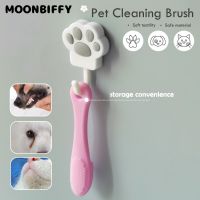 Cat Cleaning Supplies Soft Pet Finger Brush Gatos Dogs Toothbrush Tear Stains Brush Eye Care Mascotas Cleaning Grooming Tools