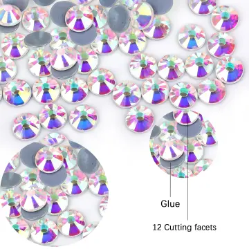VDD Coffee AAAAA Top Quality Glass Crystal HotFix Rhinestones Flatback  Glitter Stones For Clothes Accessories Wedding Dress Bag
