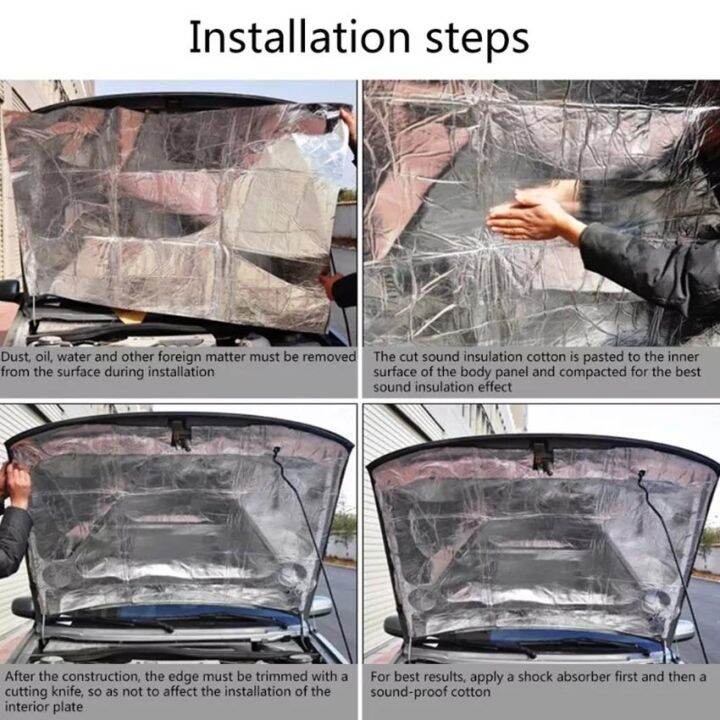 【Local Warehouse】【Local Warehouse】Car Glass Fibre Sound Insulation Proofing Deadening Closed