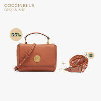 [SET] COCCINELLE LIYA HANDBAG 584001 กระเป๋าสะพายผู้หญิง + COCCINELLE NASTRO TWILL SHOULDER STRAP 680540 สายกระเป๋า