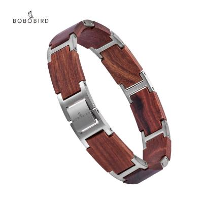 BOBO BIRD Top Luxury Brand Handmade Wood Bracelet Jewelry Gift Men Women Bangle Wristband Hand Bands in Gift