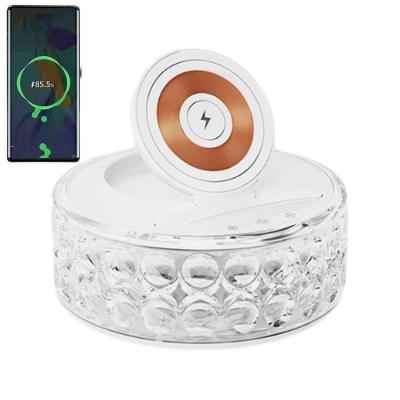 Charging Station Wireless Charging Dock Table Lamp Ornament With Built-in Battery Touch Sensitive Night Lighting Design Compatible With Tablet And Phone first-rate