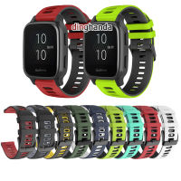 สายนาฬิกาข้อมือซิลิโคนสำหรับ Garmin Vivoactive 3 /Forerunner 645 245 /Venu Sq /Venu 20มม.