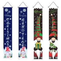 Christmas Banner 2pcs Holiday Banner Seasonal Christmas Decor Create A Christmas Mood Holiday Garland For Room Patio Cafe Garage Balcony incredible