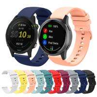 Silicone Band For Garmin Forerunner 255 255S 245 645/Venu SQ 2 Plus 2S/Vivoactive 4 4S 3 Strap Watchband Bracelet Accessories Replacement Parts