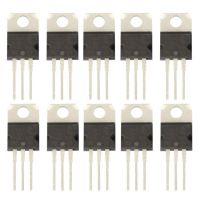 10PCS LM317T Triode Transistor TO220 LM317 TO-220 317 Adjustable Linear Voltage Stabilizer 1.2V-37V 1.5A New 100% Transistors