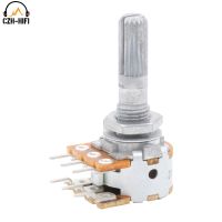 Holiday Discounts 1Pc Japan ALPS RK16 50KA 100KA Stereo LOG Attentuator Potentiometer For Vintage Audio Amplifier CD Turntable Volume DAC DIY