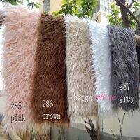 [High-end blanket] (70X50ซม.) Faux Fur ผ้าห่มตะกร้า Stuffer Mongolia Fur การถ่ายภาพ Props ทารกแรกเกิดการถ่ายภาพ Props