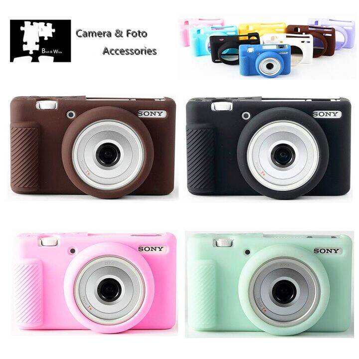 ZV1M2 Silicone Camera Bag Soft Armor Skin Body Case Cover Protective