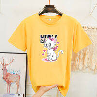 BK-304*เสื้อยืดแขนสั้นพร้อมส่ง 8สี ลายการ์ตูน ขายดีตามเทรนต์ ลายน่ารัก สีสันสดใส่น่ารัก ใส่ได้ทั้งหญิงและชาย (S-3XL) **ปลีก-ส่ง***