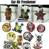 【CC】♤  Car Air Freshener The Perfume parts modeling Racing Culture Paper TURBO  CAT ROCK FAKE