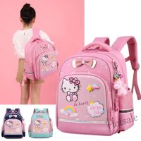 【hot sale】❡✸ C16 Mjp - Hello Kitty Childrens School Backpack Cute Cartoon Girls School Bag Elementary School Student Bag