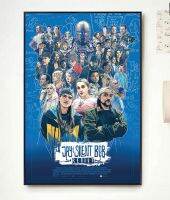 Jay และ Silent Bob Reboot โปสเตอร์ภาพยนตร์ผ้าใบ Art Home Decor 3-Wall ผ้าใบตกแต่งคริสต์มาสของขวัญคลาสสิก Fashion