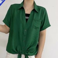 Live with ms summer short-sleeved shirt version of its 2023 v false two pure color stitching the shirt joker jackets