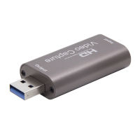 USB3.0 การ์ดจับภาพ HDMI การ์ดจับภาพวิดีโอเกมสดบันทึกกล่อง OBS กล่องเก็บ USB การ์ดจับภาพ