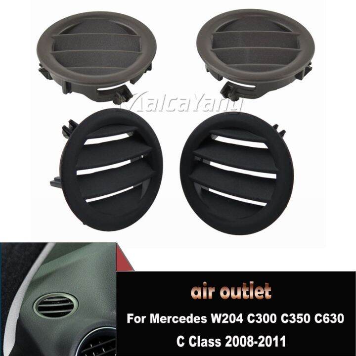 for-mercedes-w204-c300-c350-c630-c-class-2008-2011-car-left-right-air-ac-vent-air-conditioning-vents-trim-covers-black-brown