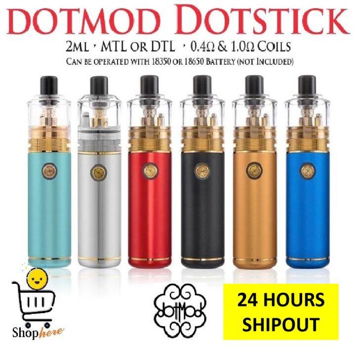 【Limited Stock】Authentic dotmod dotSTICK dotmod dotstick pod system