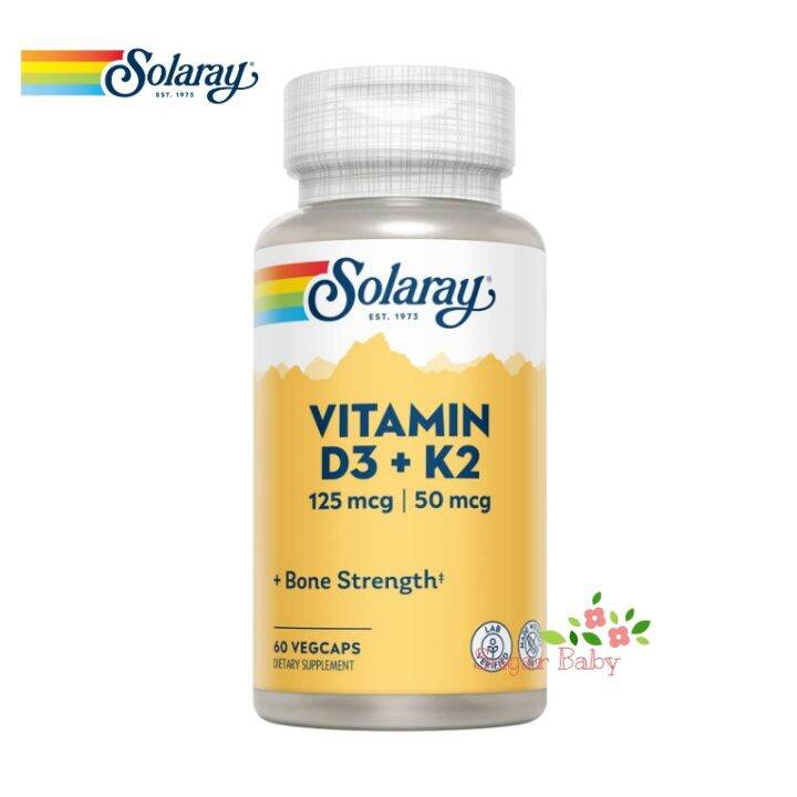 solaray-vitamin-d3-k2-soy-free-60-vegcaps-วิตามินดี-3-เค-2-60-เวจจี้แคปซูล-ช่วยบำรุงกระดูก