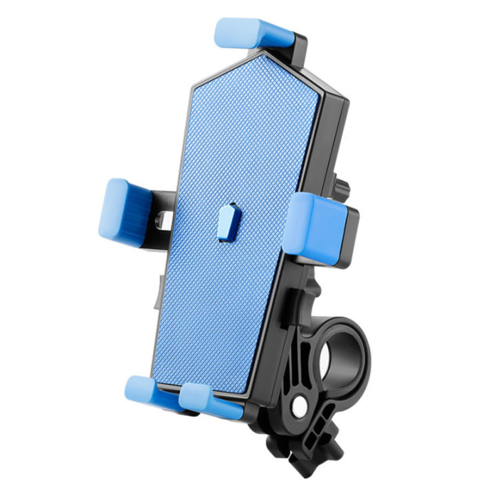 Motorcycle Phone Mount Quick Release Anti Shake Bike Phone Holder For 4-7  Inch Smartphone 360 Degree Rotation