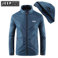 JEEP SPIRIT1941 ESTD Men S Sun Protection Clothing Summer 2022 Ultra-Thin Ice Silk Sun Protection Clothing Quick-Drying Sports Jacket