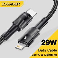 Essager USB C Cable For IPhone 14 13 12 11 pro Max XS 20W Fast Charging Cable Data Line Charger For iPad Mobile Phone Wire Cord Docks hargers Docks Ch