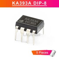 5ชิ้น KA393 KA393A DIP8 DIP-8ข้อแตกต่างแบบคู่เปรียบเทียบใหม่เดิม