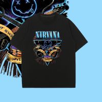 2023 NEW H&amp;m ✨✨nirvana acdc pink floyid metallica band T-shirt vintage metallica branded jastip เสื้อยืดคุณภาพดี