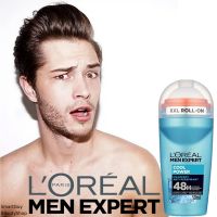 L’oreal Men Expert Cool Power 48H Anti-Perspirant Deodorant Roll On 50ml ลูกกลิ้งระงับกลิ่นใต้วงแขนกลิ่นหอมพิเศษของแท้จากต่างประเทศ