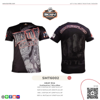 SMT6002 Adults Sublimation Muaythai T-Shirts | Born to be Muaythai